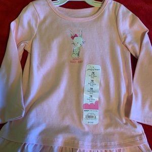 NWT pink 18 mo girls top